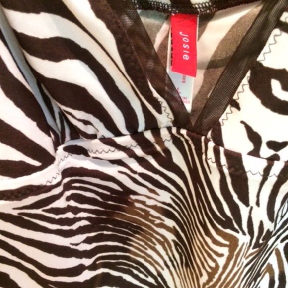 ❤️Josie Natori Zebra Print Camisole/Tank*NEW - Picture 5 of 8